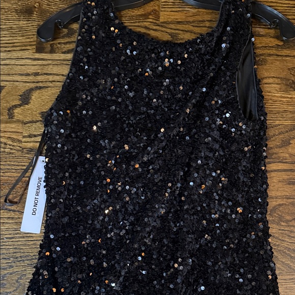 Princess Polly Black Sequin Mini Dress - Picture 4 of 4